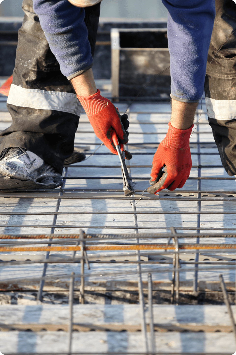 Construction equipment and machinery on site
